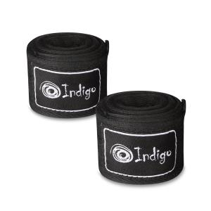 Купить Бинт боксёрский Indigo х/б, нейлон, 3 м  в Губахе 
