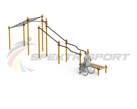 Купить Спортивный комплекс для инвалидов-колясочников WRK-D22_76mm в Губахе 