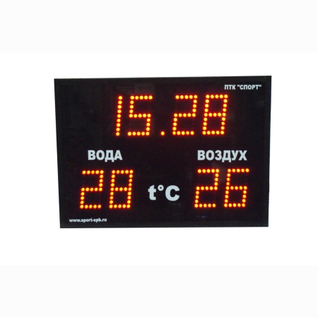 Купить Часы-термометр СТ1.16-2t для бассейна в Губахе 